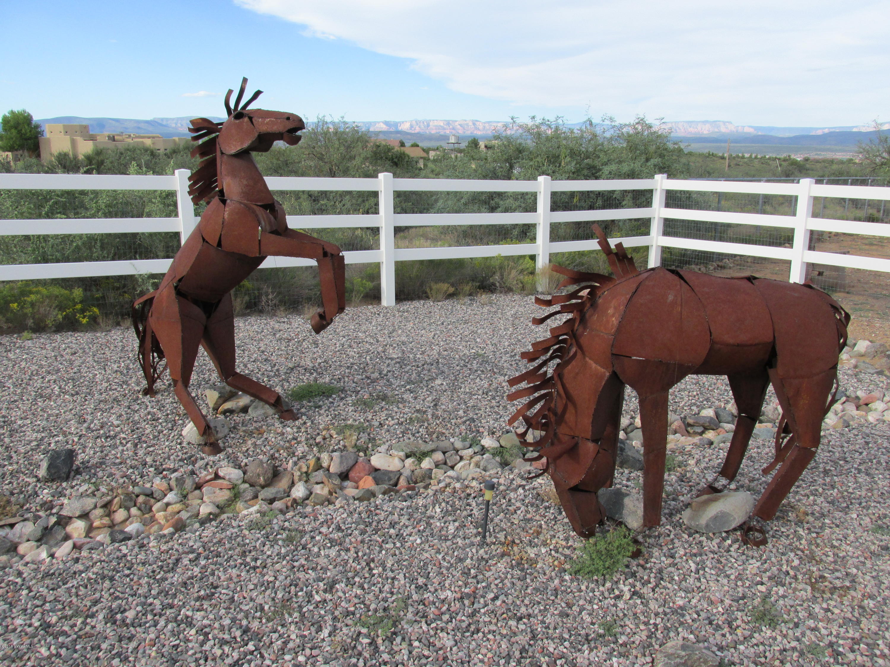 3045 South Blue Ranch Road Cottonwood, AZ 86326 - Photo 11 of 28 Art horses...red rock views