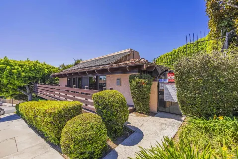 a sign on the side of a building