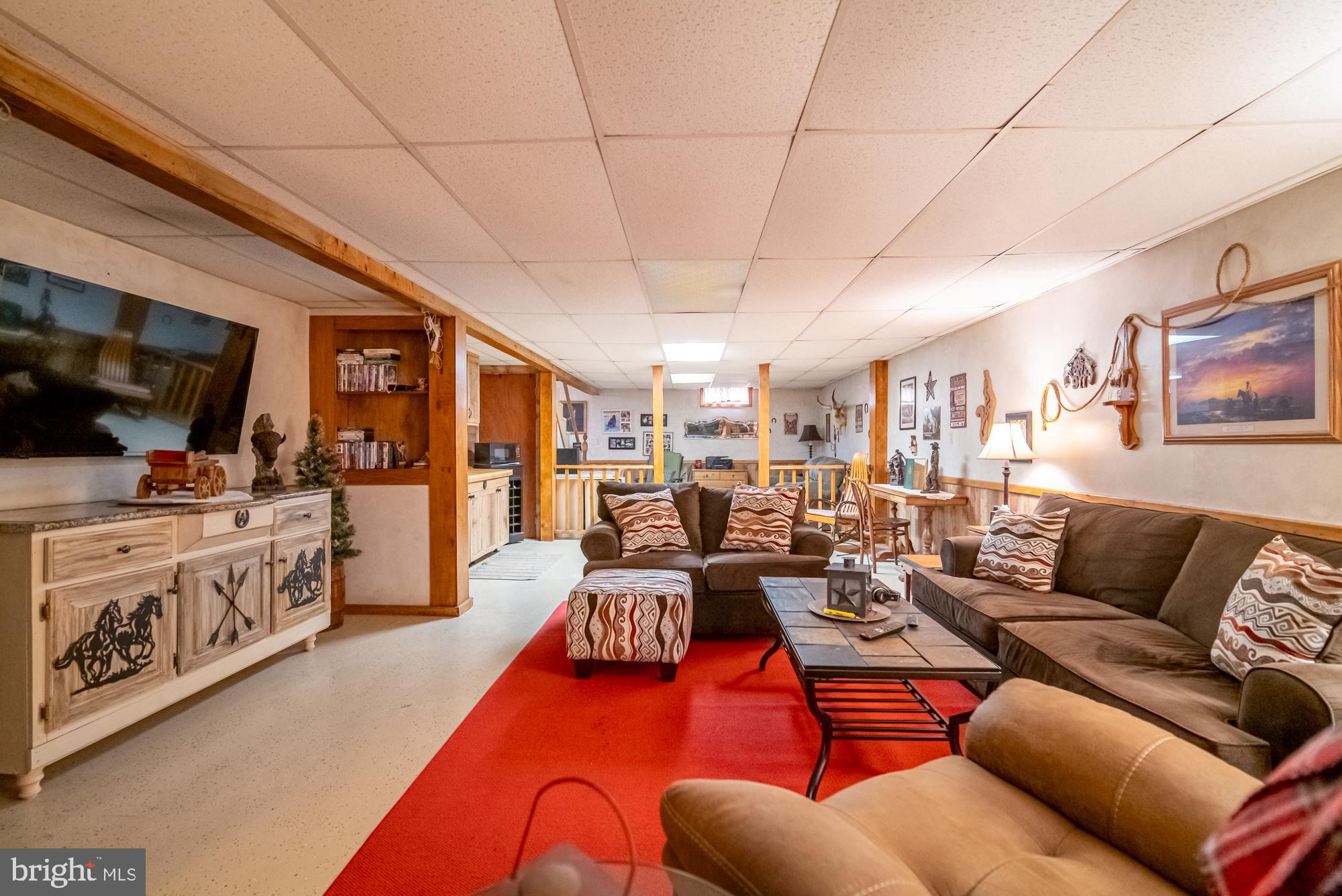 1398 Manor Road Windsor, PA 17366 - Photo 25 of 39 Cozy basement retreat with vibrant accents.
