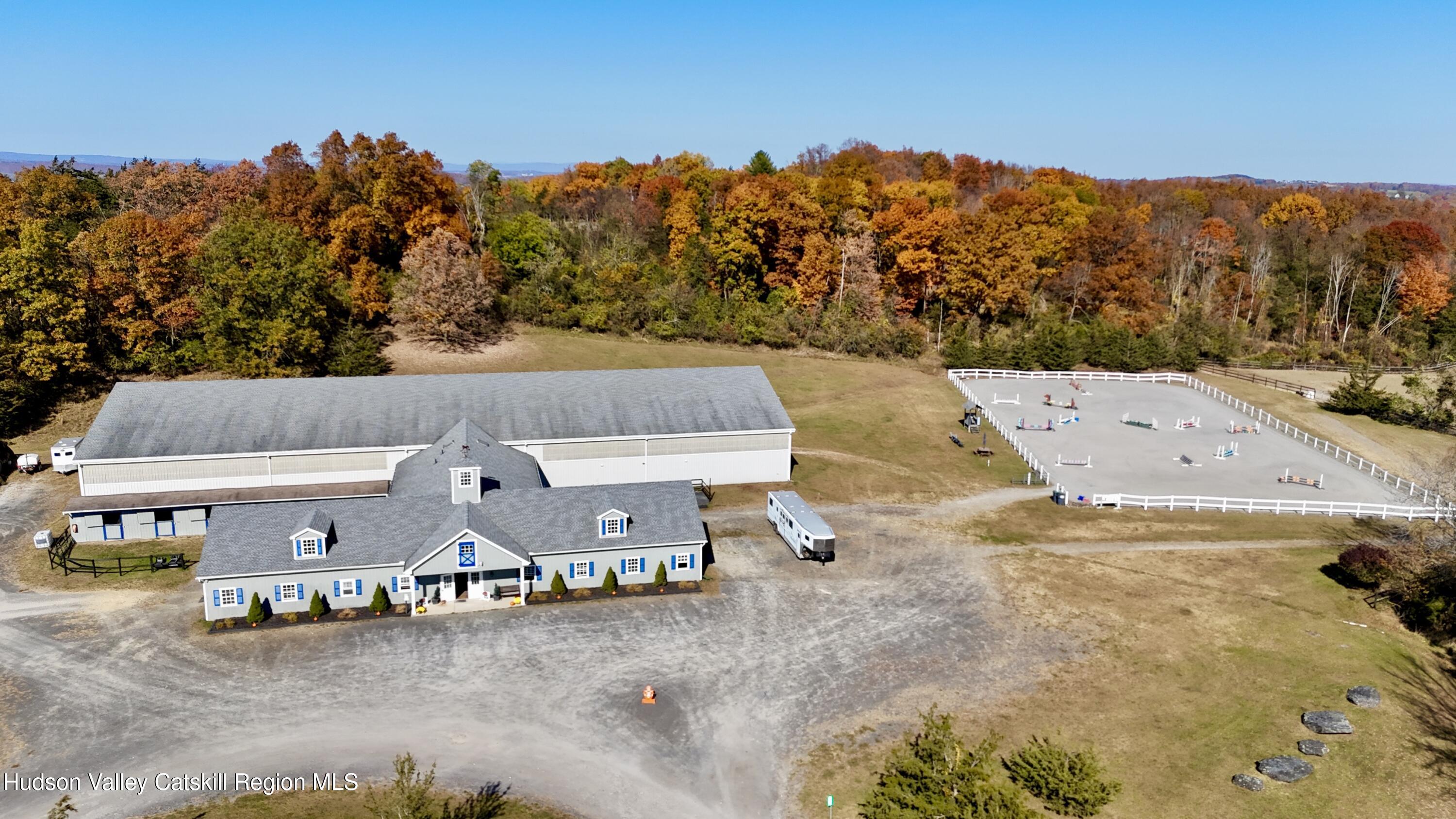 339-345 Jessup Road Florida, NY 10921 - Photo 26 of 80 jessup - drone_main barn and ring