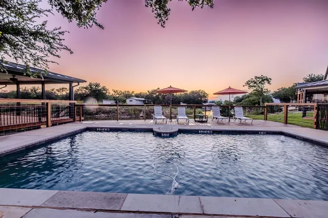 a backyard of a house