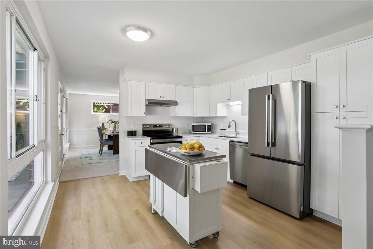 3515 Kayson Street Silver Spring, MD 20906 - Photo 11 of 49 Kitchen With New Cabinets