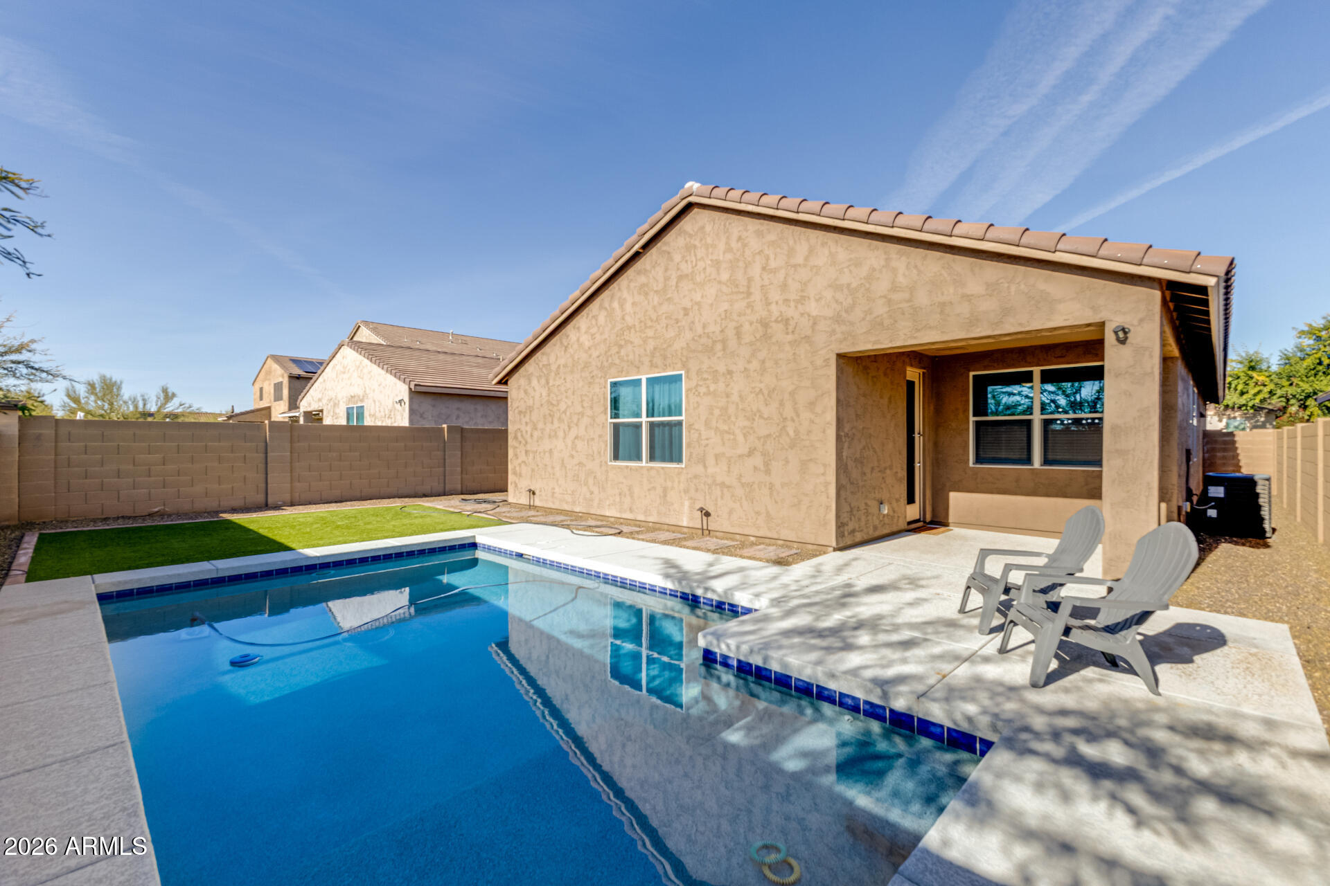 2929 West Laredo Lane Phoenix, AZ 85085 - Photo 26 of 28 a view of swimming pool with outdoor seating