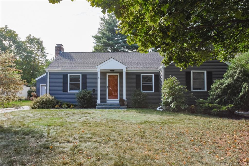 5 Bridlepath Road West Hartford, CT 06107 - Photo 1 of 1 a front view of a house with a garden