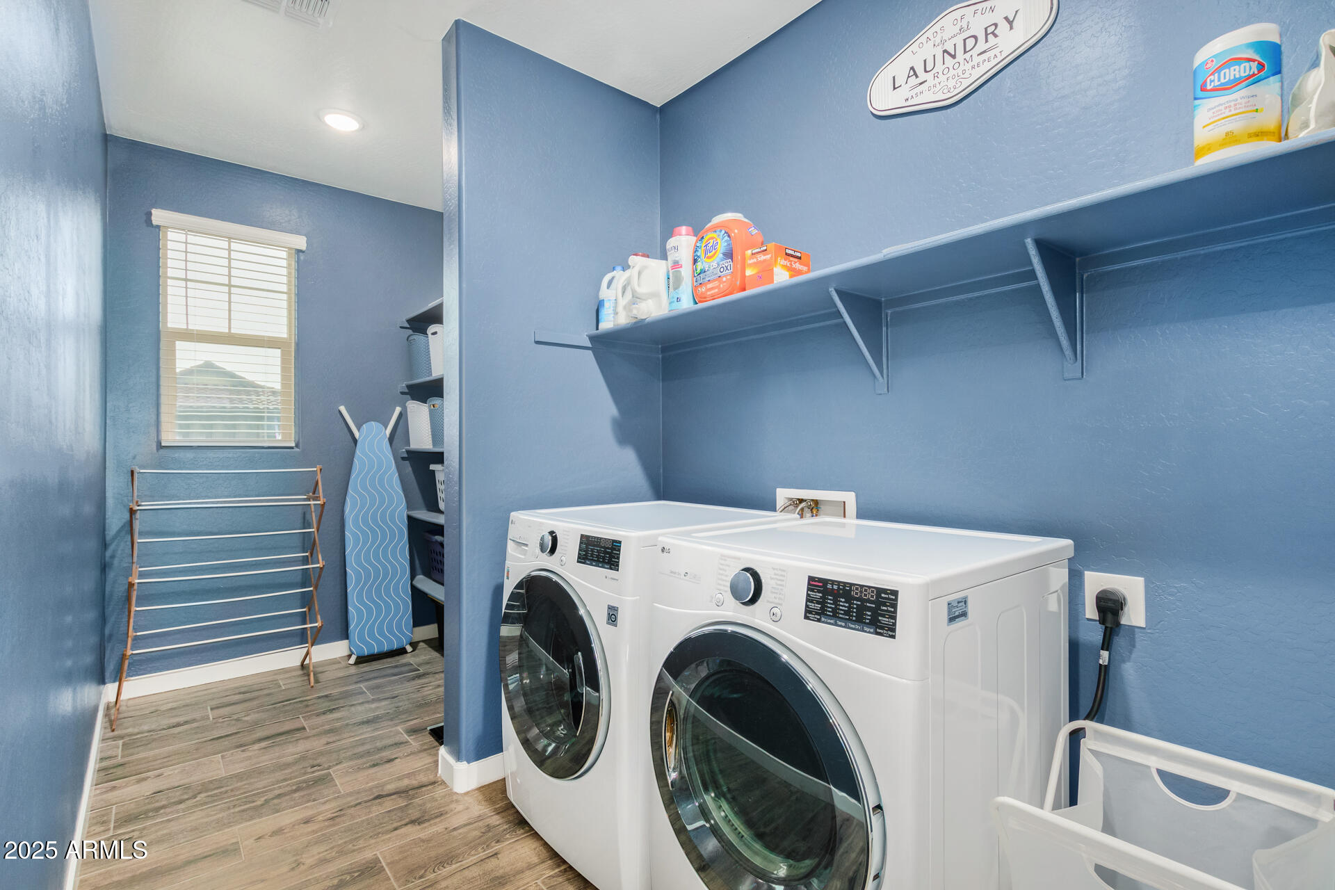 1171 East Armstrong Way Chandler, AZ 85286 - Photo 27 of 30 a utility room with dryer and washer