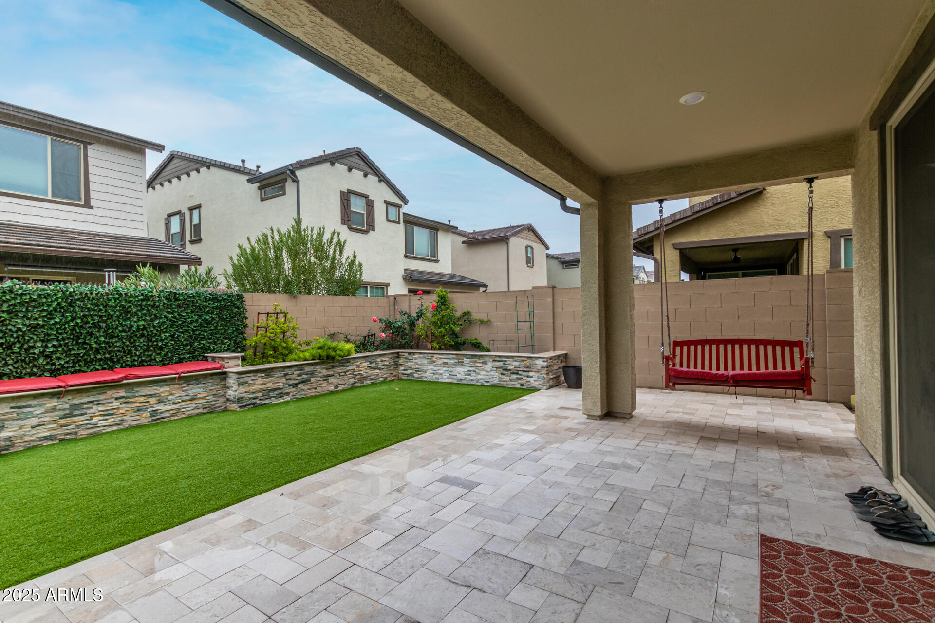 1171 East Armstrong Way Chandler, AZ 85286 - Photo 28 of 30 a view of a house with a yard and plants