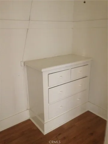 a view of a room with empty racks