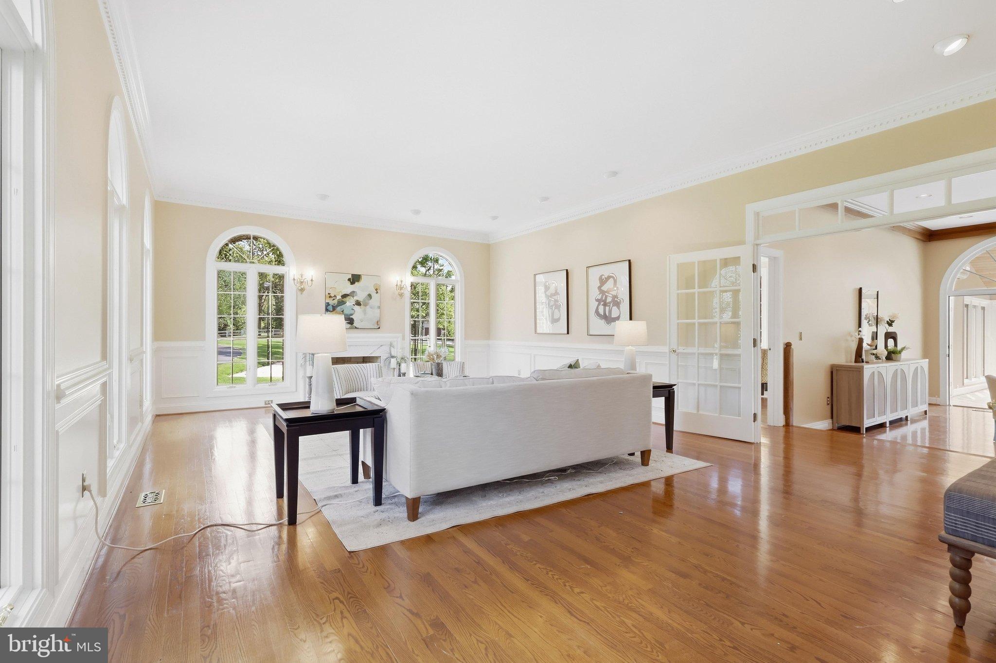 6700 Clifton Road Clifton, VA 20124 - Photo 30 of 125 Walls of Windows in the formal Living Room