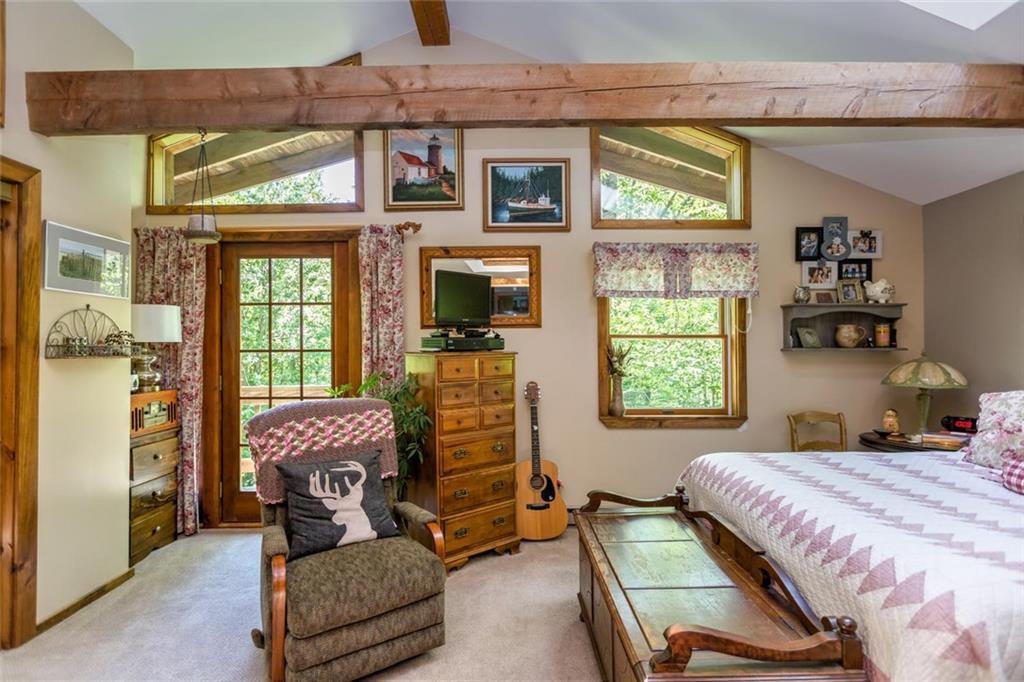 187 Harris Road Minot, ME 04258 - Photo 22 of 35 Master BR, vaulted ceiling and...