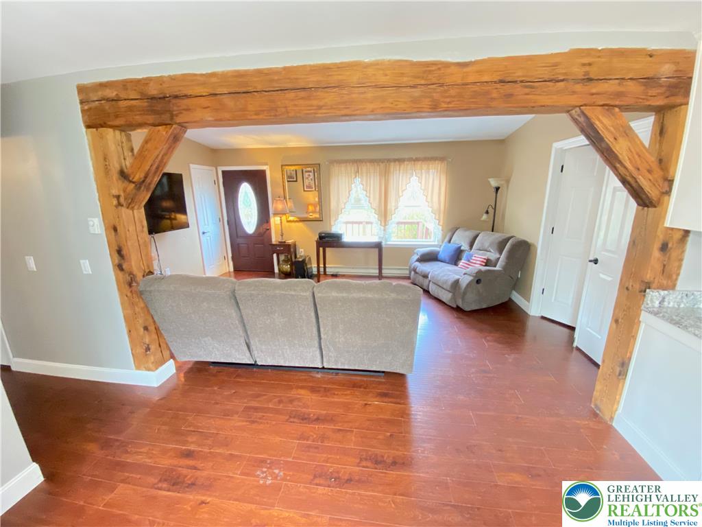 4571 Newburg Road Nazareth, PA 18064 - Photo 10 of 29 a living room with furniture and a large window