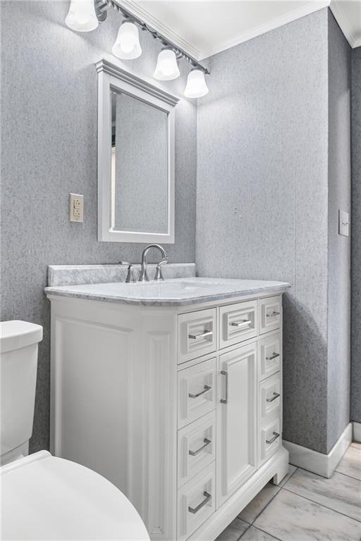 230 Dodd Drive Washington, PA 15301 - Photo 23 of 49 a bathroom with a sink a toilet and a mirror