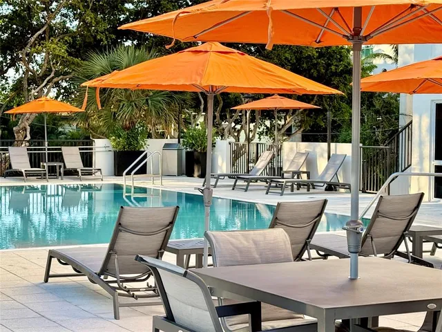 a view of outdoor space yard swimming pool and patio