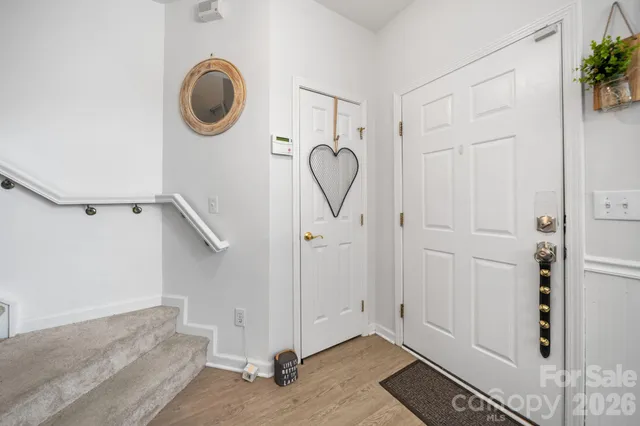 a view of a storage & utility room with racks on the wall
