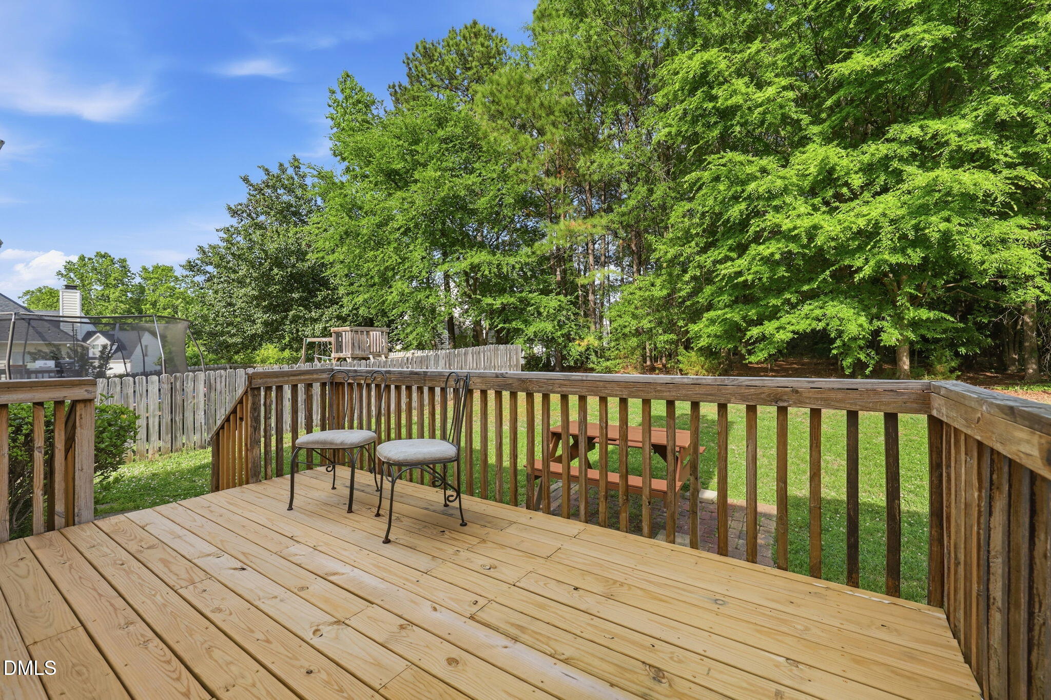 2912 Sedgefield Pines Lane Raleigh, NC 27604 - Photo 35 of 45 a balcony with wooden floor and outdoor space