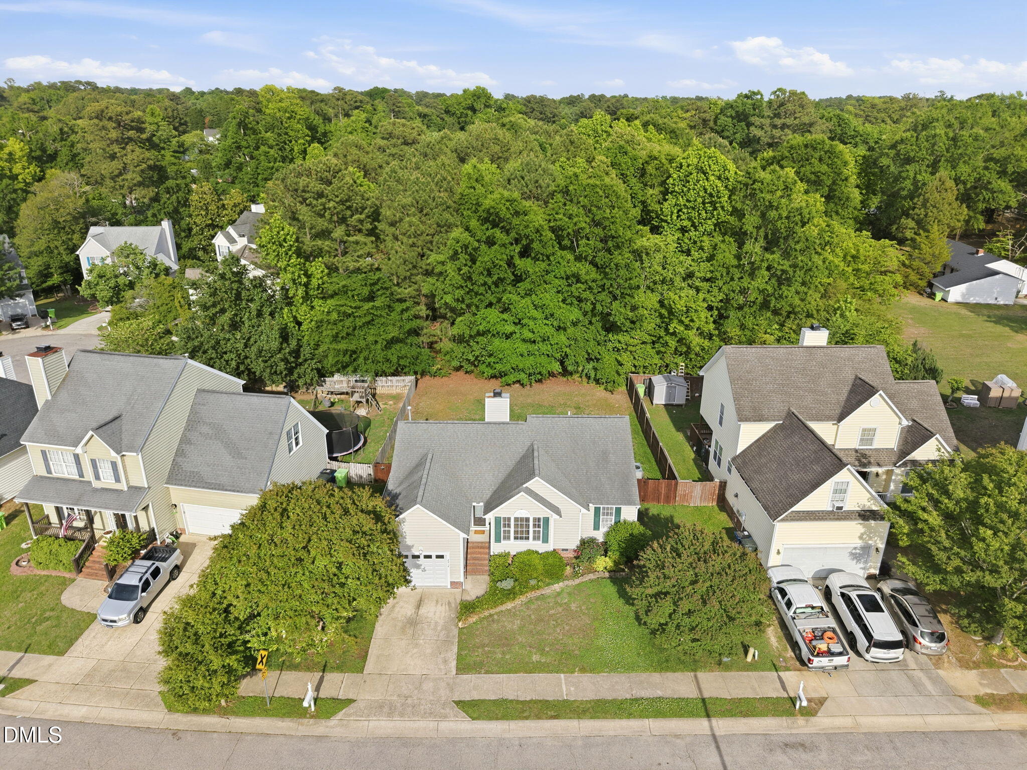 2912 Sedgefield Pines Lane Raleigh, NC 27604 - Photo 43 of 45 an aerial view of multiple house