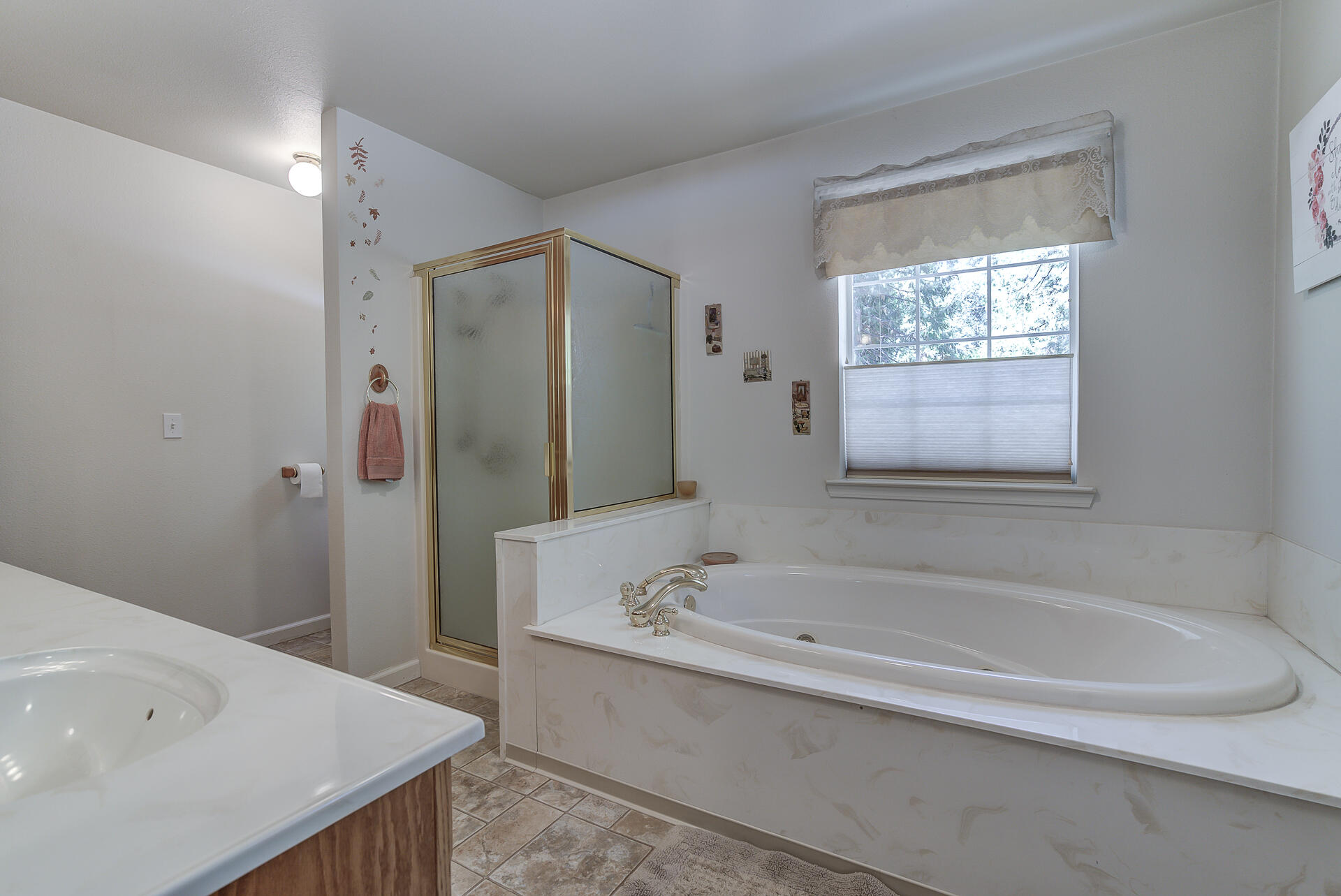 8303 Amberwoods Place Shingletown, CA 96088 - Photo 36 of 58 a white bath tub sitting next to a white sink