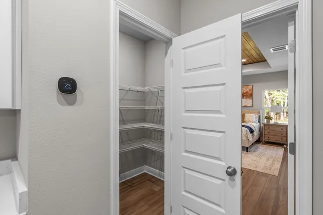 a view of walk in closet