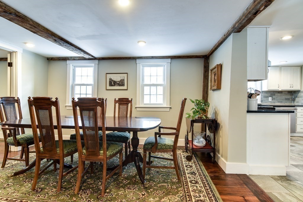 85 Walpole Street Dover, MA 02030 - Photo 19 of 39 a view of a dining room with furniture