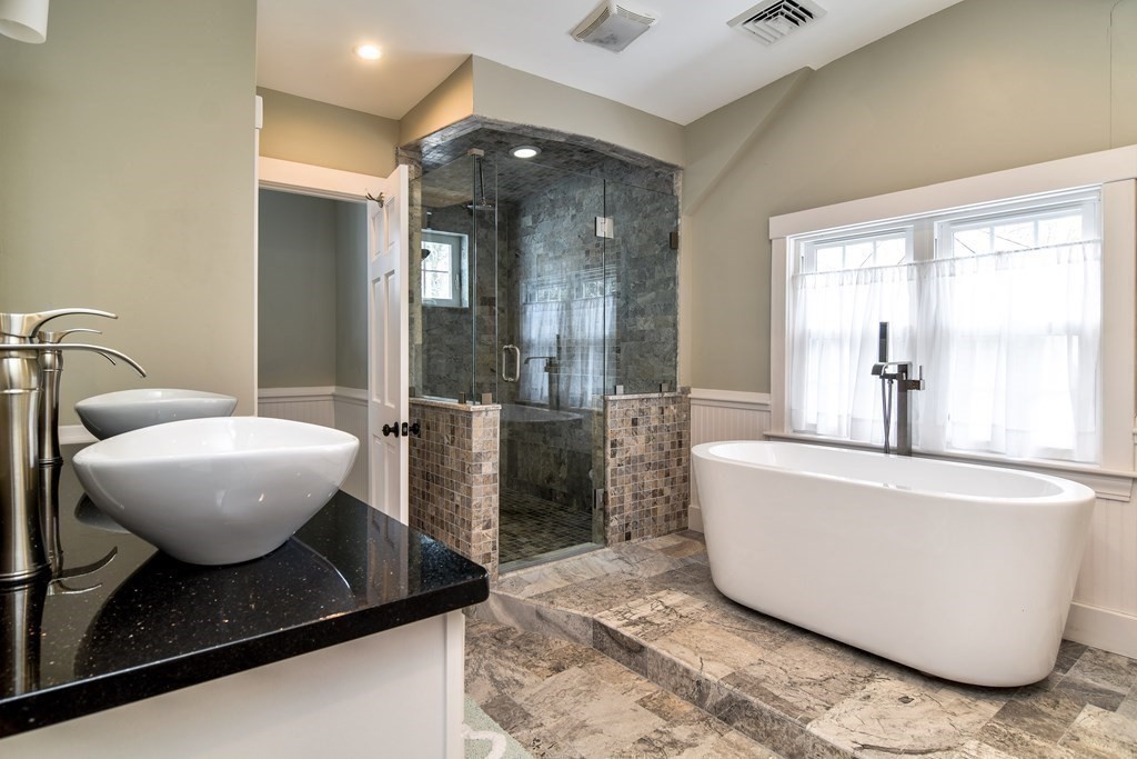 85 Walpole Street Dover, MA 02030 - Photo 33 of 39 a living room with furniture and a large window