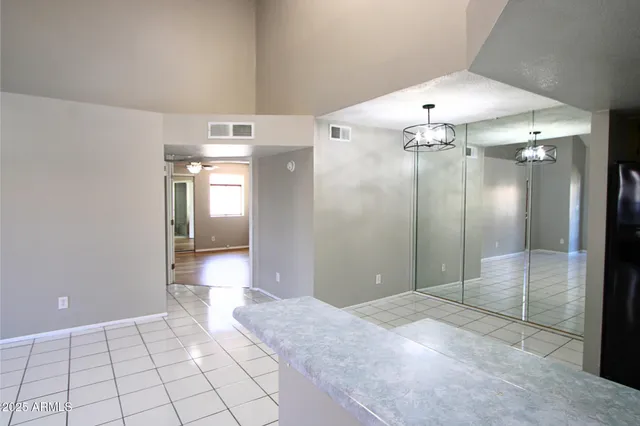 a view of a bathroom with a shower