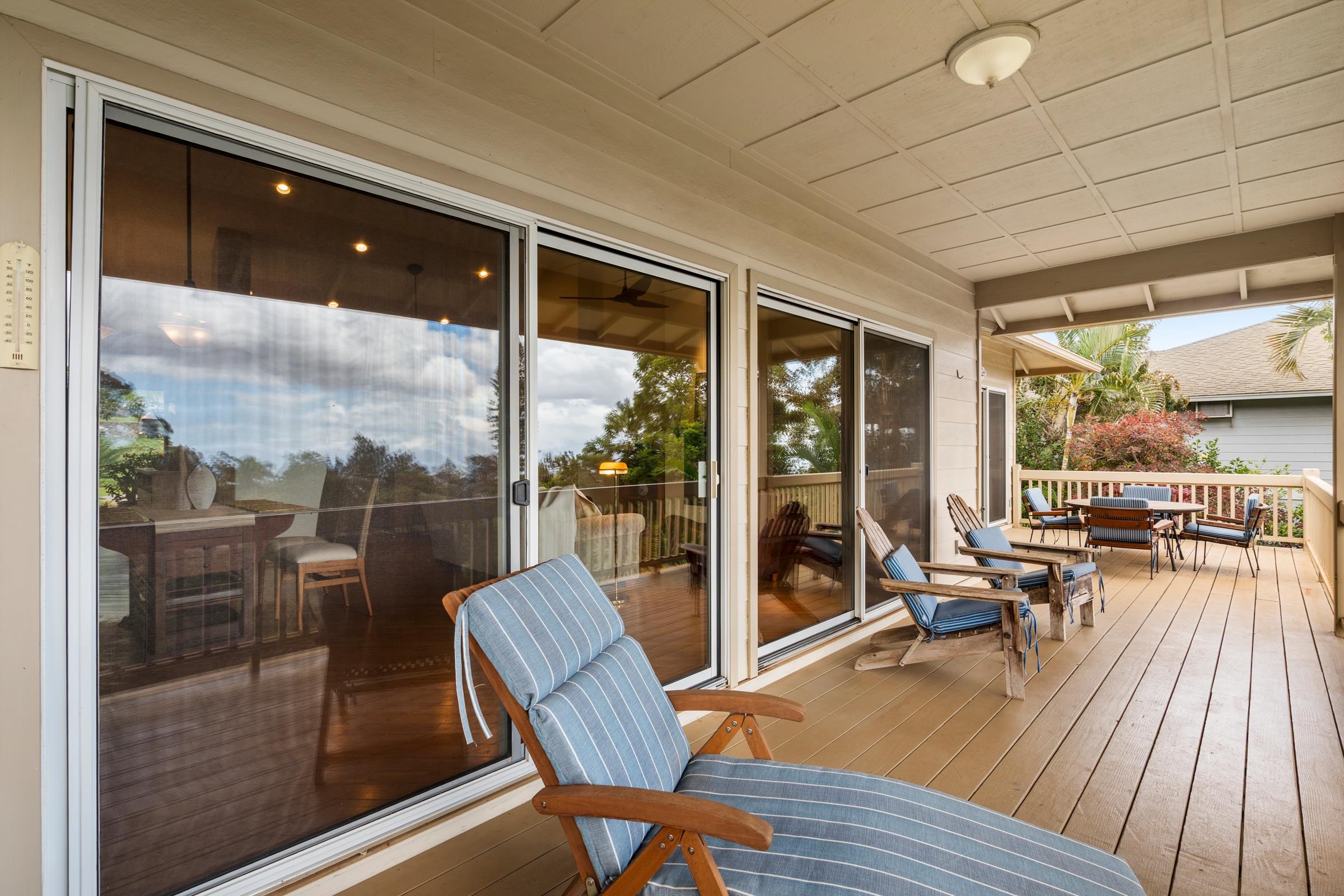 33 U'au Place Kula, HI 96790 - Photo 12 of 50 a view of a patio with dining table and chairs