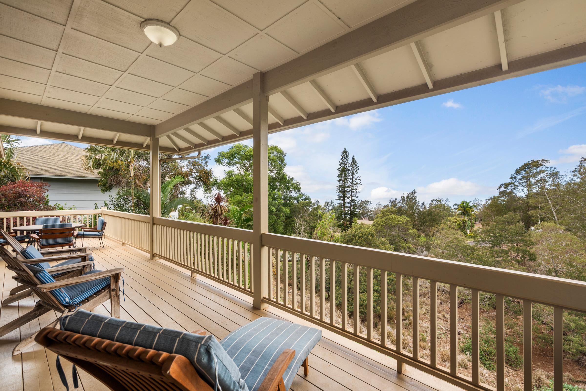 33 U'au Place Kula, HI 96790 - Photo 3 of 50 a view of a two chairs in the balcony