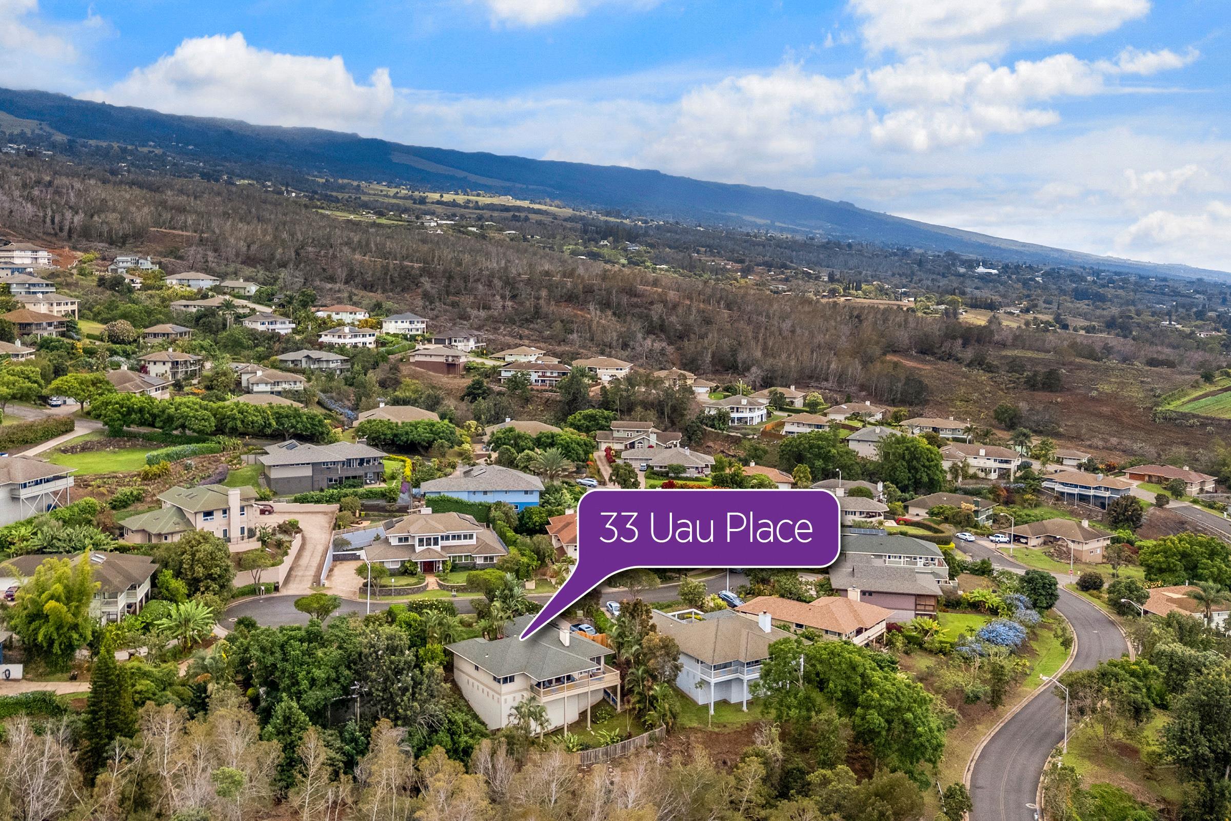 33 U'au Place Kula, HI 96790 - Photo 45 of 50 an aerial view of a city