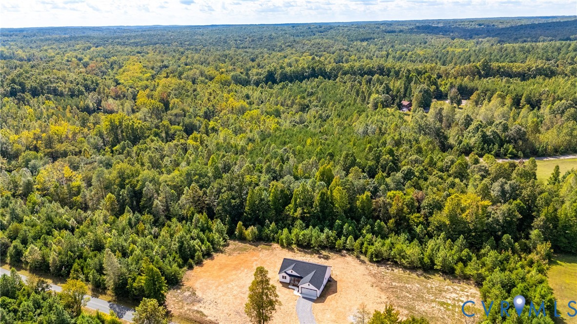 1373 Twenty Two Road Pamplin, VA 23958 - Photo 34 of 39 a view of a yard with an outdoor space and porch