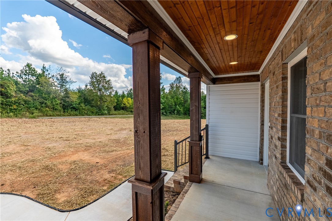 1373 Twenty Two Road Pamplin, VA 23958 - Photo 4 of 39 a view of a balcony with floor to ceiling window