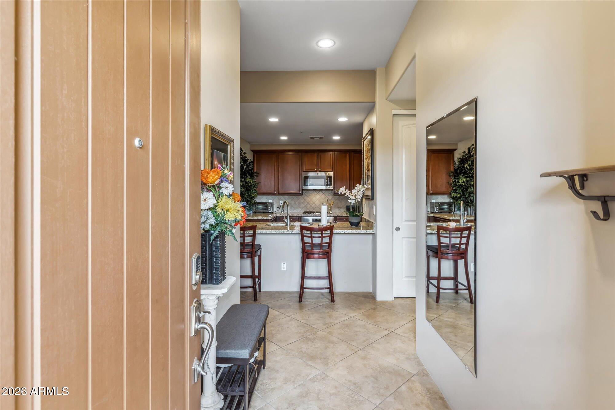 36600 North Cave Creek Road, Unit D11 Cave Creek, AZ 85331 - Photo 4 of 28 a view of kitchen with stainless steel appliances refrigerator oven