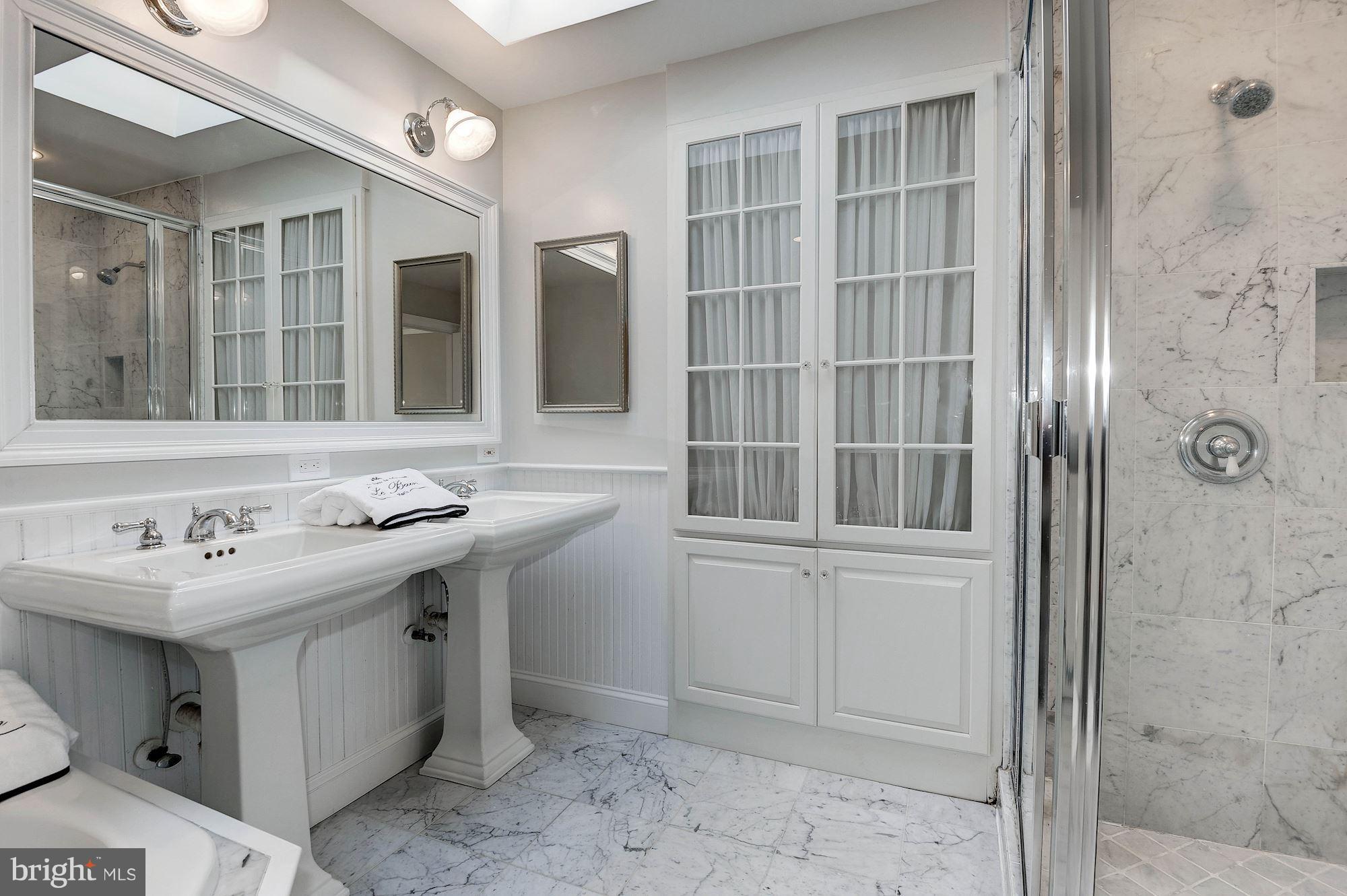 1048 Bellview Road McLean, VA 22102 - Photo 18 of 28 Master bath with bathtub, shower and Kohler sinks