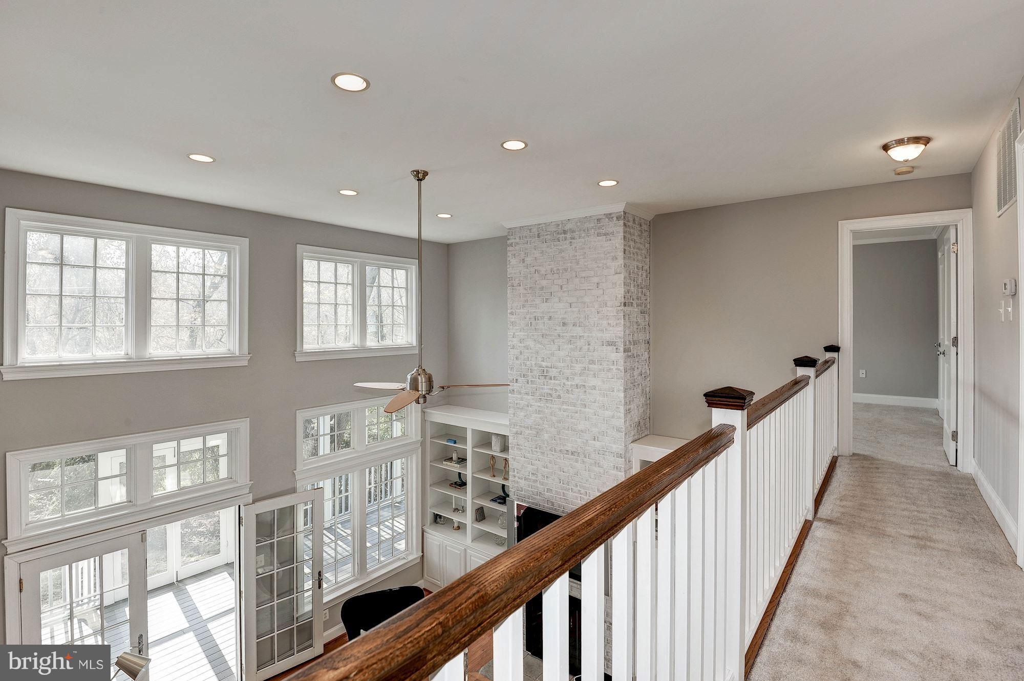 1048 Bellview Road McLean, VA 22102 - Photo 19 of 28 Hallway overlooking sunlit family room