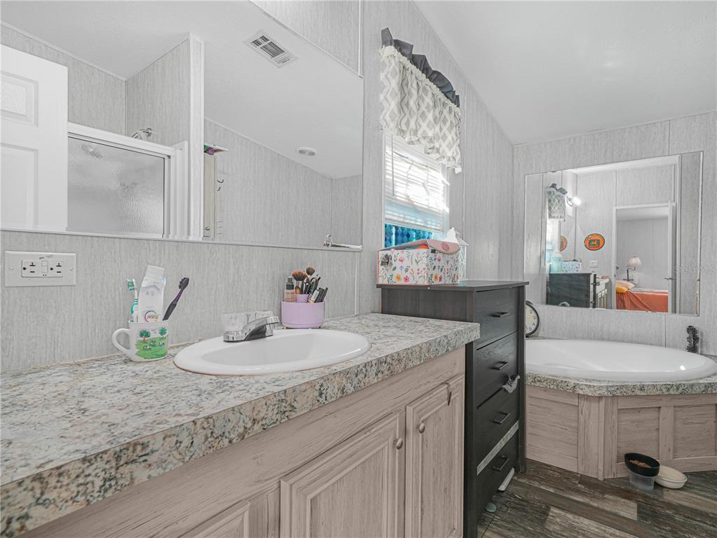12524 Rockridge Road Lakeland, FL 33809 - Photo 10 of 10 a bathroom with a sink and a mirror