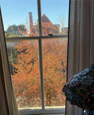 a view of a city from a window