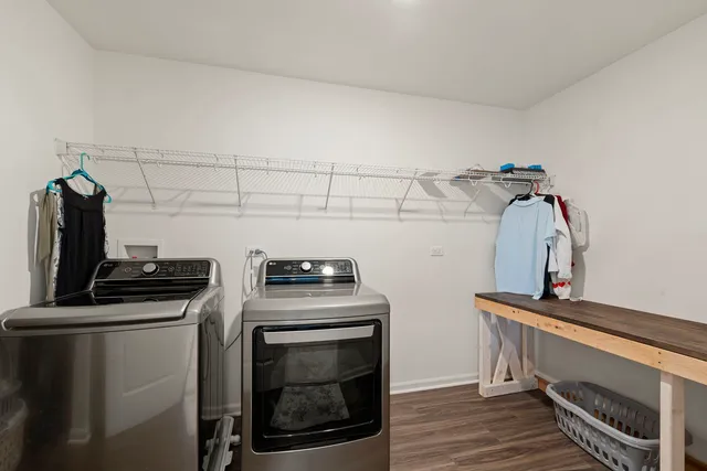 a room with storage and utility