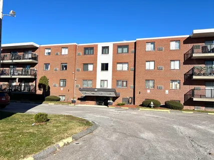 a view of building with a street