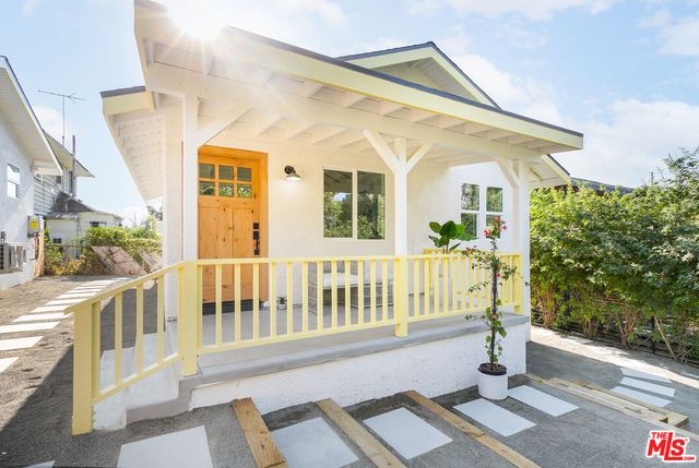 a view of a house with a porch
