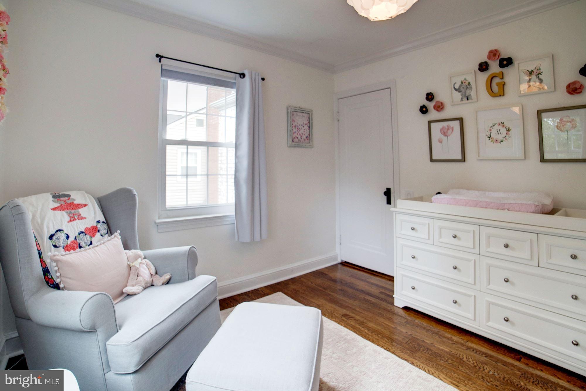 2510 Cameron Mills Road Alexandria, VA 22302 - Photo 21 of 32 Third Bedroom w/wood floors and natural lighting