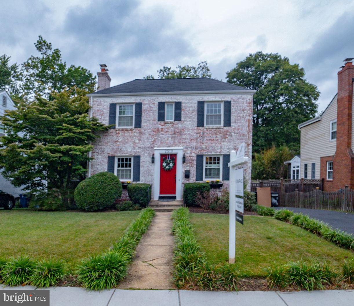 2510 Cameron Mills Road Alexandria, VA 22302 - Photo 32 of 32 Beautiful walkway to bright red front door