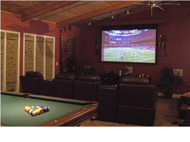 110 Southern Ridge Drive Madison, MS 39110 - Photo 15 of 24 home theater with projection screen