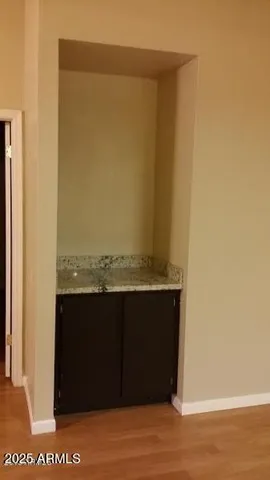 a view of a closet area