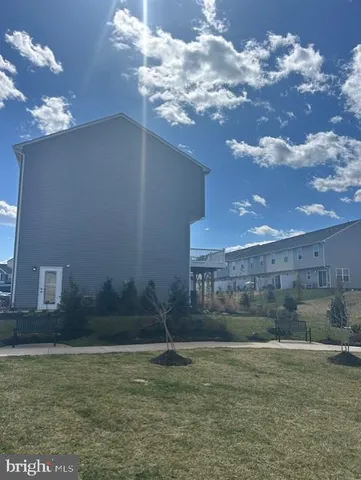 a view of a swimming pool with an outdoor space