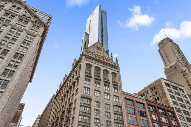 a front view of a building