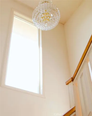 a view of balcony with furniture