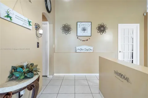 a view of hallway with window