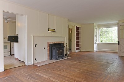 911 Tunk Hill Road Scituate, RI 02825 - Photo 8 of 38 LIVINGROOM WITH FIREPLACE AND PELLET STOVE