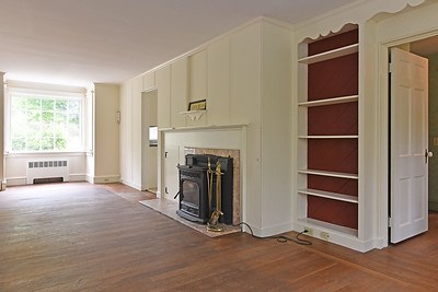 911 Tunk Hill Road Scituate, RI 02825 - Photo 9 of 38 LIVINGROOM WITH FIREPLACE AND PELLET STOVE