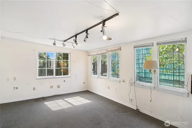 a view of an entryway with staircase