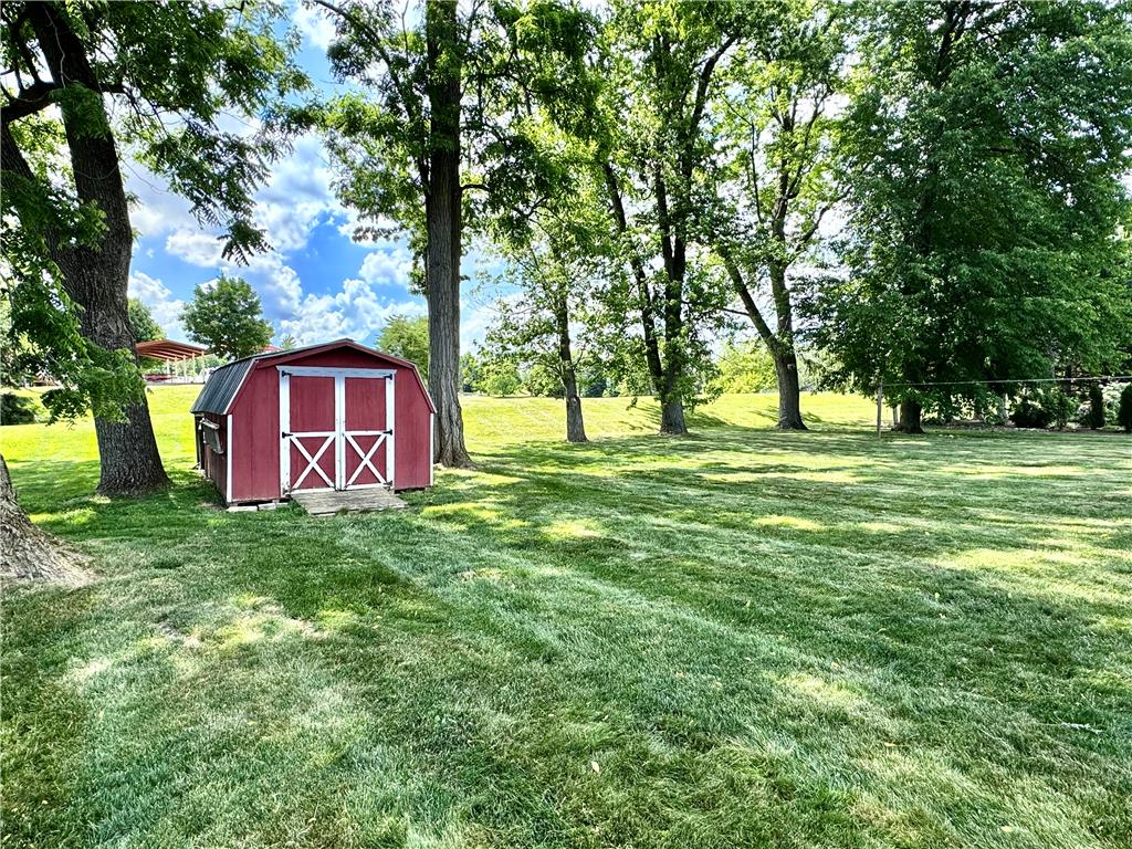 5334 Egypt Road Laurys Station, PA 18059 - Photo 51 of 55 A classic red storage shed anchors a generously sized, well-maintained yard.