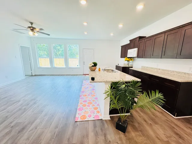 a very nice looking room with a large window